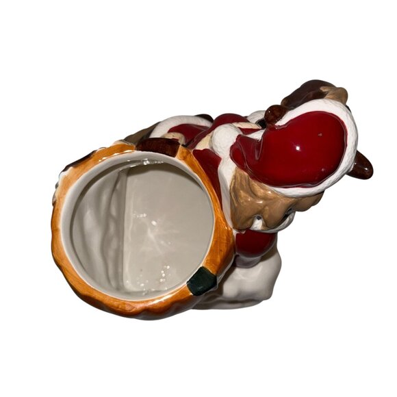 Rare Montana Lifestyles Silversmith Elmer the Horse Santa Claus Bag Cookie Jar - Picture 9 of 11